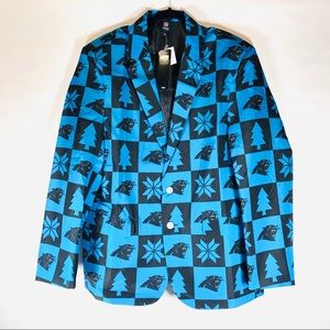 Carolina Panthers NFL Ugly Business Jacket Size 46